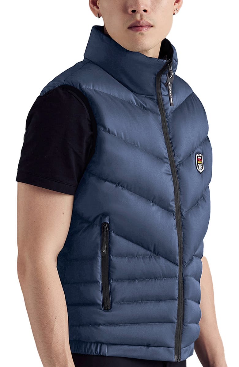 Triple F.A.T. Goose Andrus Men
s Puffer Down Vest, Alternate, color, Navy