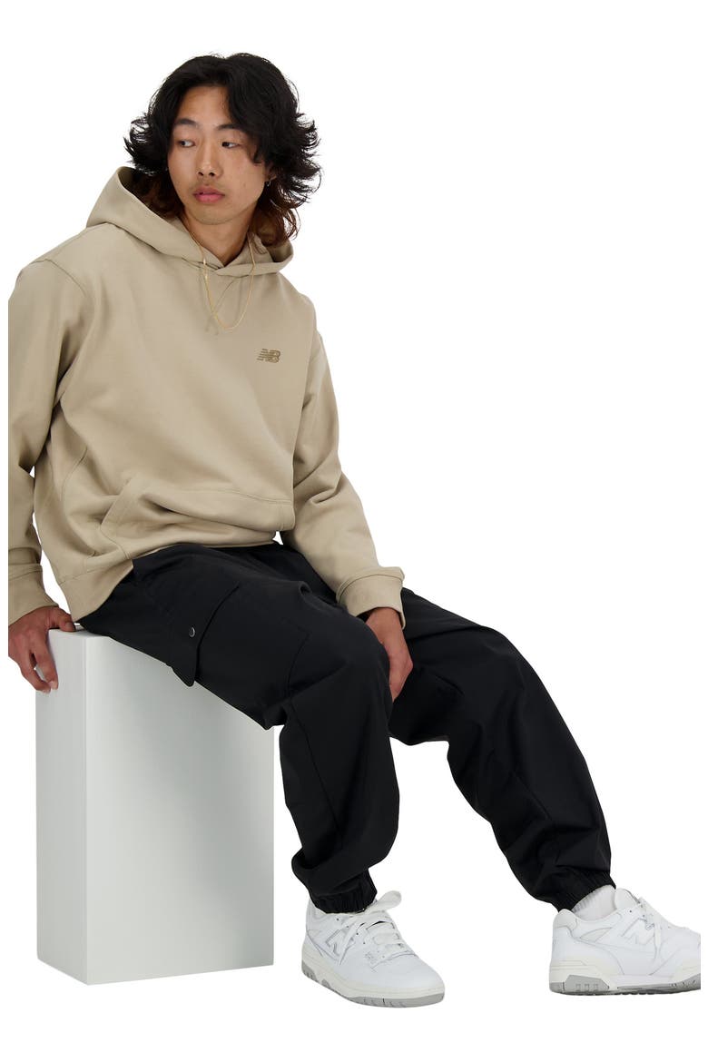 Icon Stretch Twill Cargo Joggers, Alternate, color, BLACK