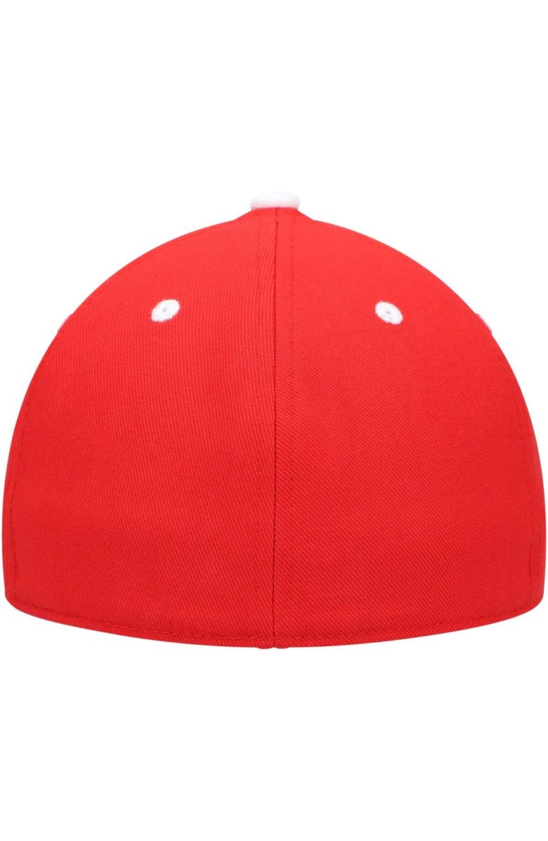 adidas Men's adidas Crimson Indiana Hoosiers On-Field Baseball Fitted Hat, Alternate, color, Crimson