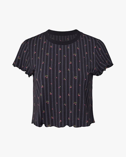Weworewhat Boxy Baby Tee In Dark Navy