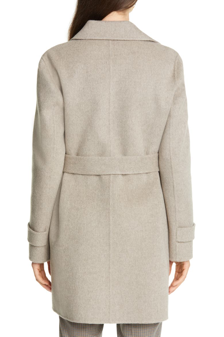 Oaklane Wool & Cashmere Trench Coat, Alternate, color, TAUPE GREY