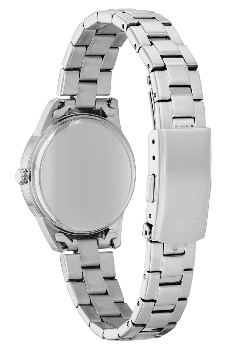 Citizen Two-Tone Mother of Pearl Dial Bracelet Watch, 30mm, Alternate, color,