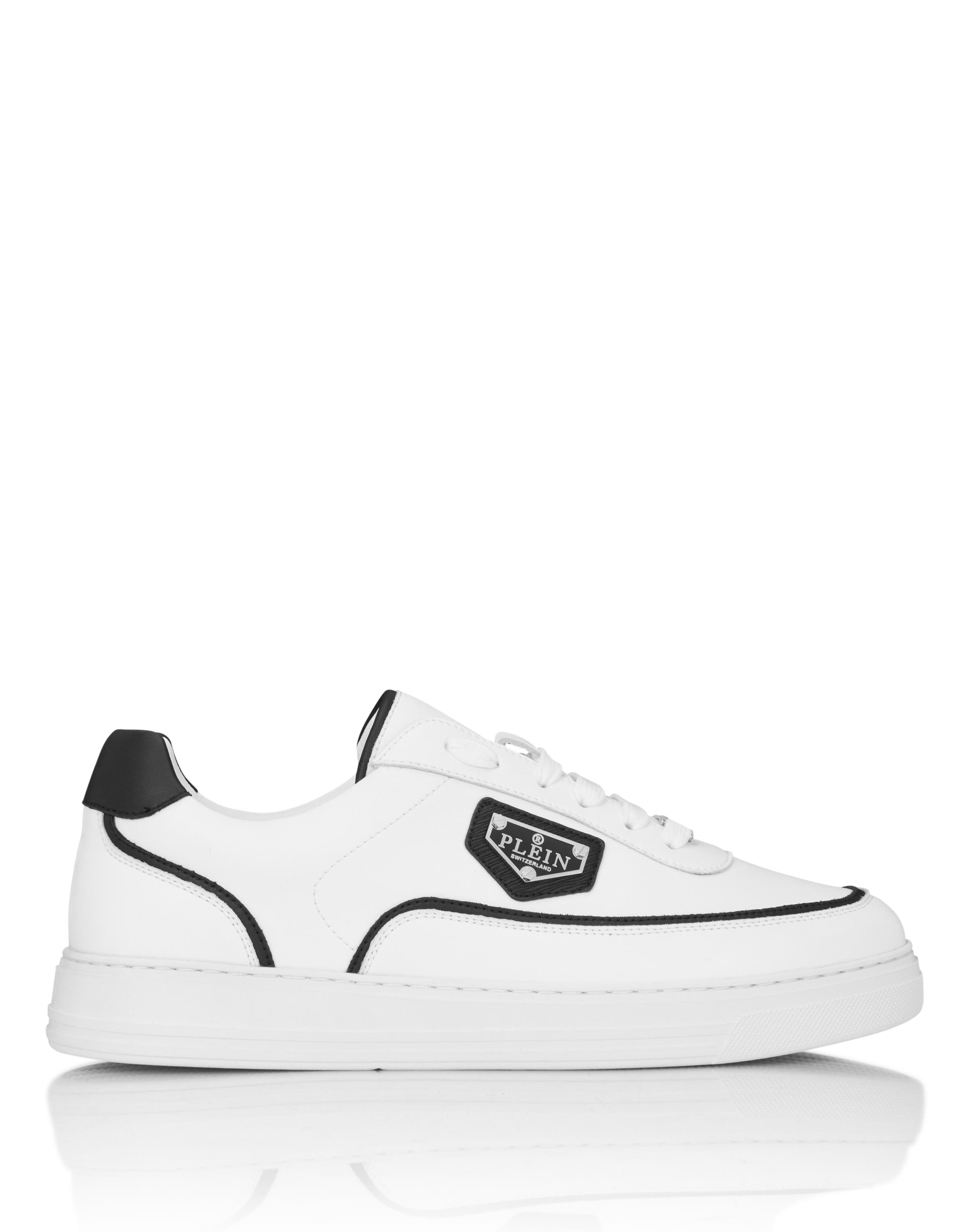 Low-Top Sneakers Triangle Men, Alternate, color, white