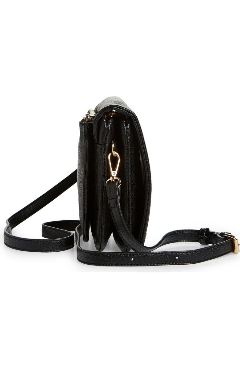 Street Level Medium Faux Leather Crossbody Bag, Alternate, color,