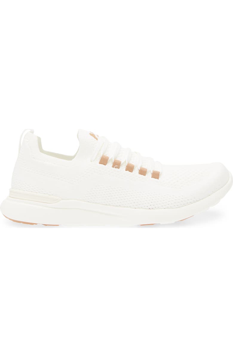 APL TechLoom Breeze Knit Running Shoe, Alternate, color, Ivory / Gum