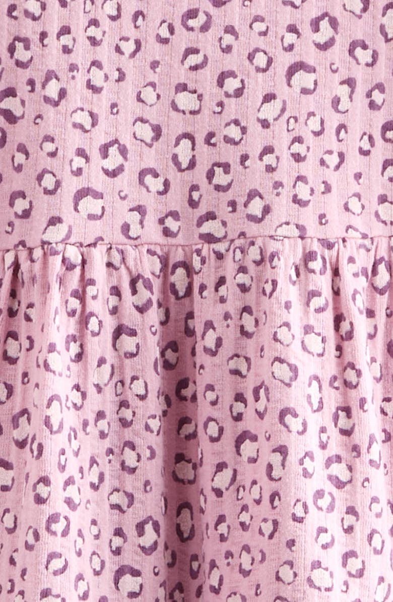 Tucker + Tate Kids' Pretty Tiered Dress, Alternate, color, Purple Jazz Playful Leopard