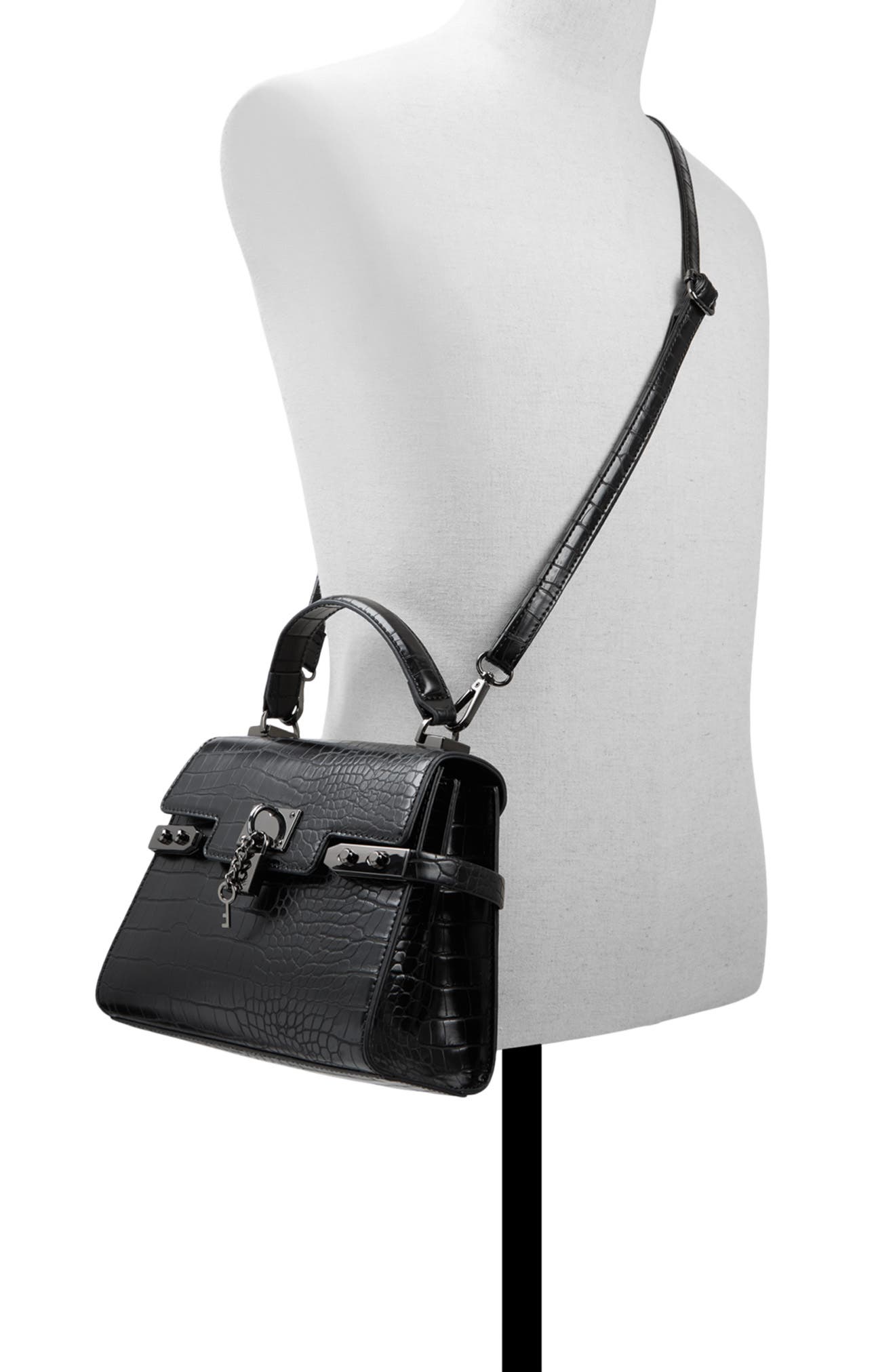 ALDO Agroliaa Faux Leather Top Handle Bag, Alternate, color, 