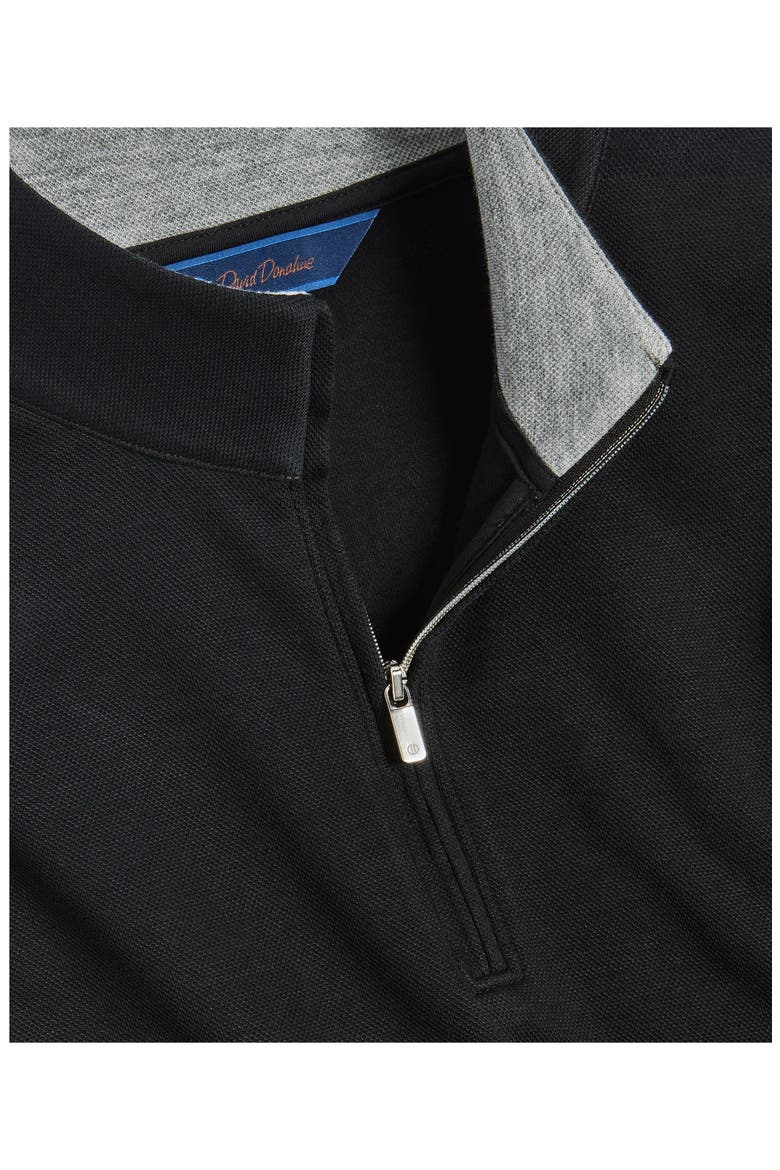 Quarter Zip Pullover, Alternate, color, BLACK