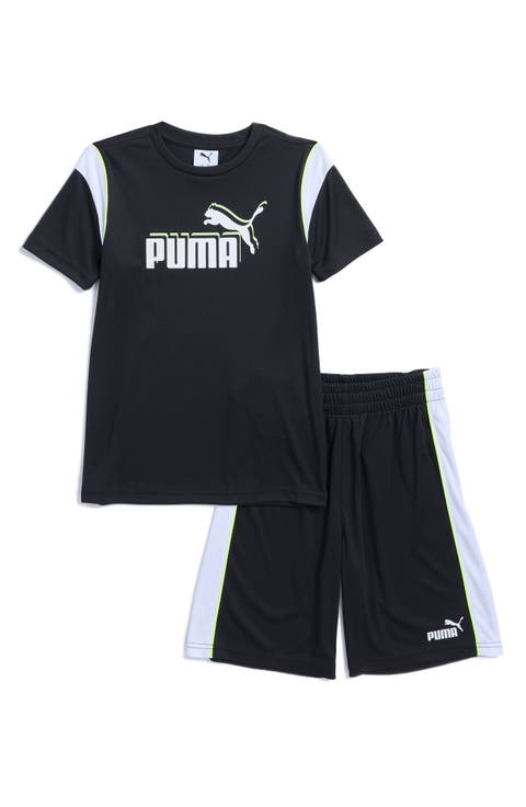 Kids' Logo Graphic T-Shirt & Shorts Set (Big Kid)