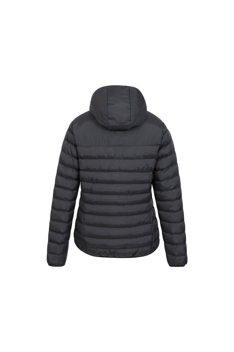 Faux Fur Lined Padded Jacket, Alternate, color, Black