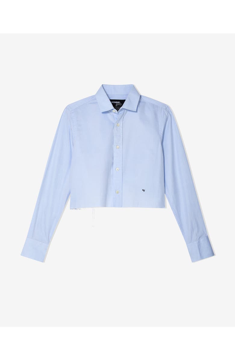 Hommegirls Cropped Shirt, Main, color, Blue