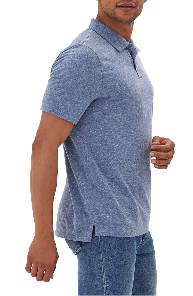 Threads 4 Thought Baseline Slub Polo, Alternate, color, Larkspur