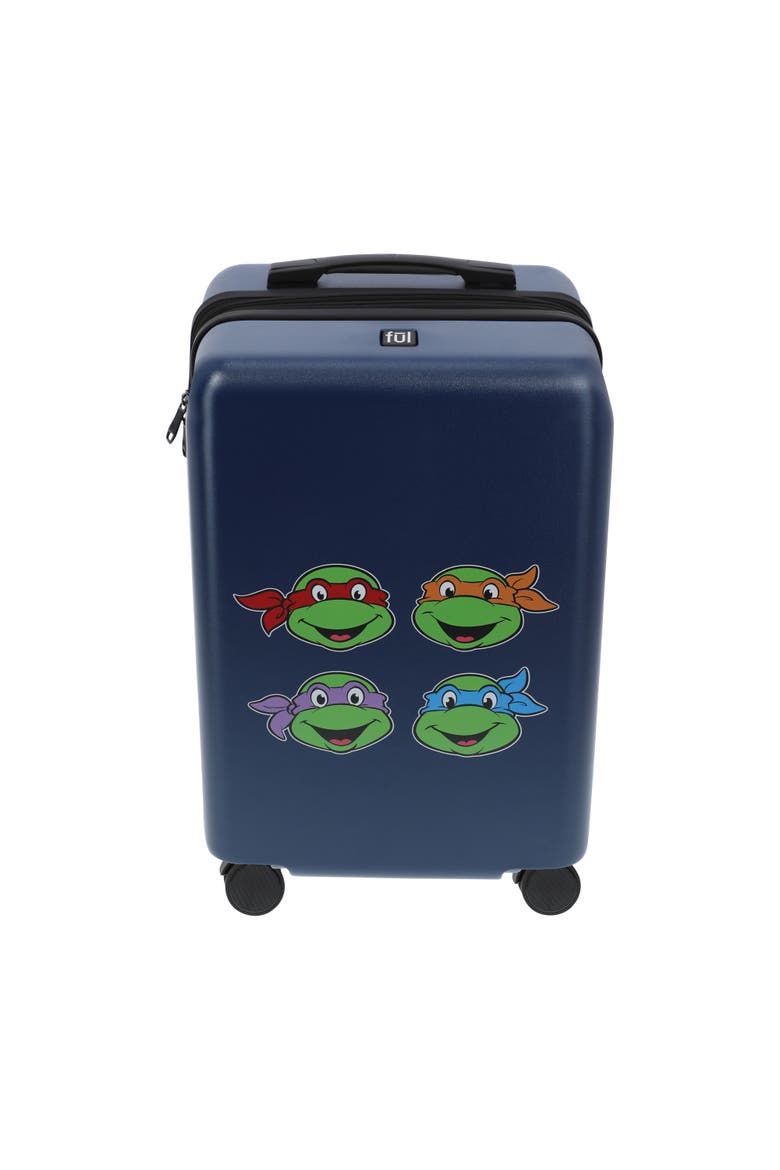 Teenage Mutant Ninja Turtles 22.5" CARRY-ON LUGGAGE, Alternate, color, BLUE