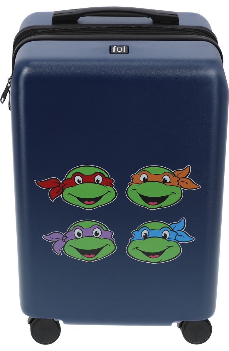 Ful Teenage Mutant Ninja Turtles 22.5" CARRY-ON LUGGAGE, Alternate, color, Blue