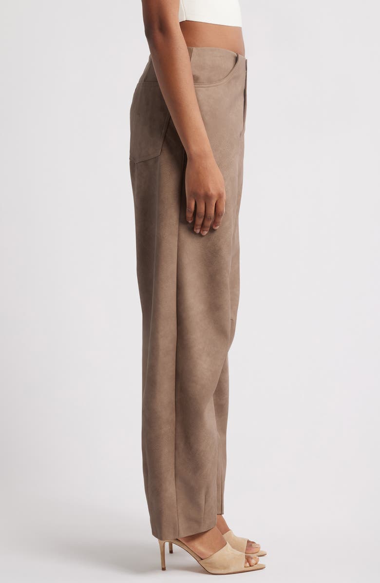 Mistress Rocks Faux Suede Balloon Pants, Alternate, color, 