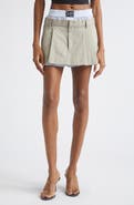 Alexander Wang Prestyled Pleated Miniskort