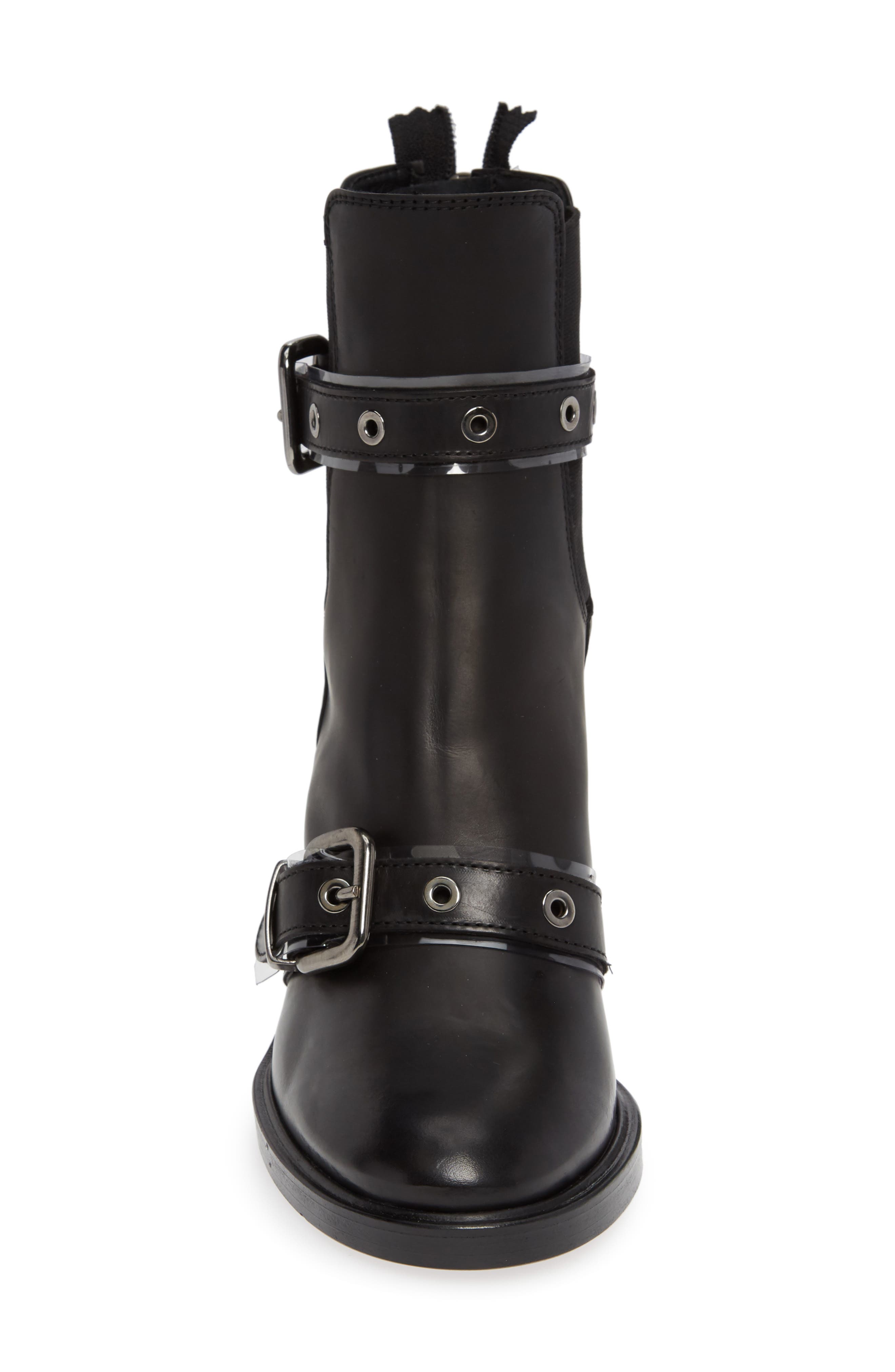 AGL Double Belt Combat Bootie, Alternate, color, 