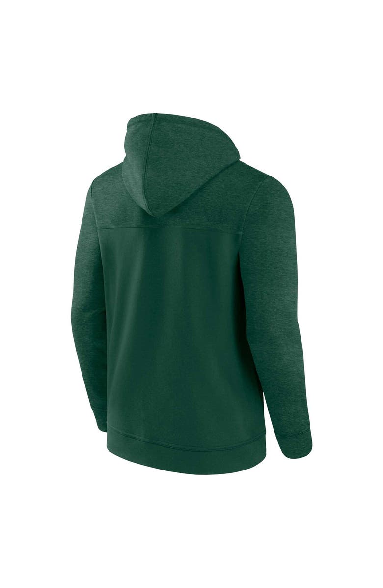 FANATICS Men's Fanatics Branded Hunter Green Milwaukee Bucks Offensive Line Up Full-Zip Hoodie, Alternate, color, Hunter Green