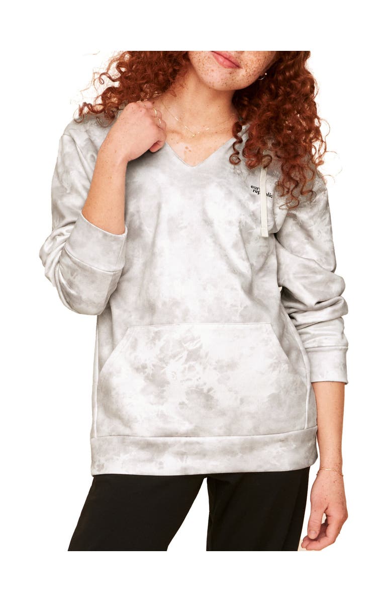 Earth Republic Faye Hoodie, Main, color, Tie Dye Beige