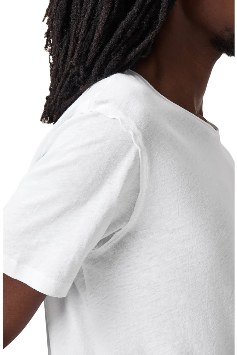 Figure Cotton T-Shirt, Alternate, color, OPTIC WHITE