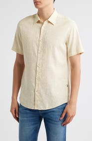 BOSS Roan Ken Short Sleeve Button-Up Shirt