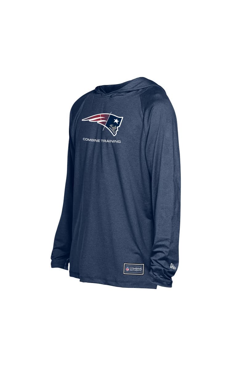 New Era Men's New Era  Navy New England Patriots Functional Fandom Hoodie, Alternate, color, 