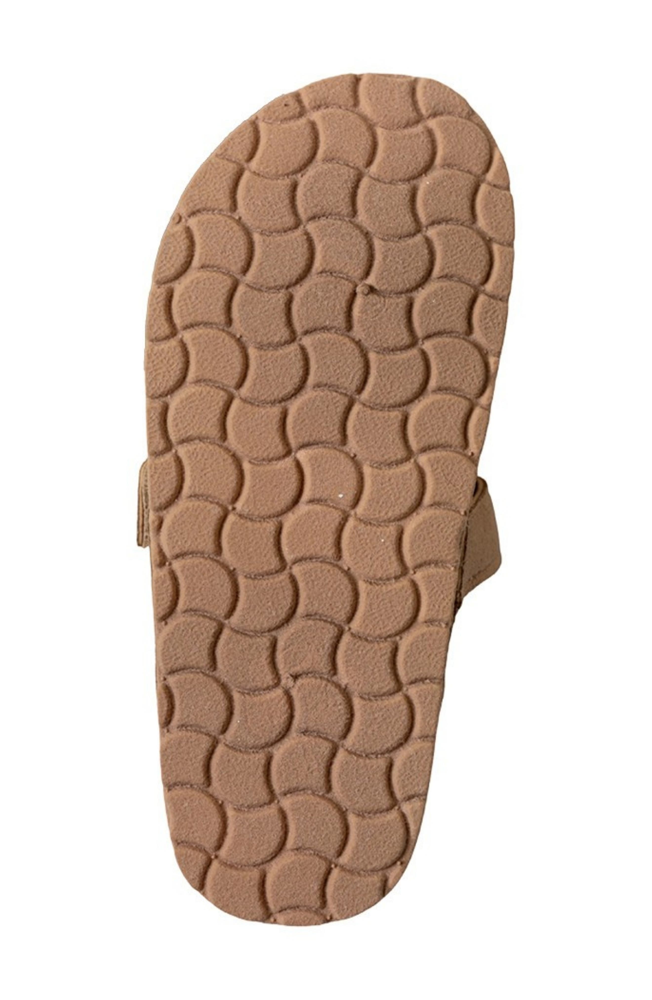 Kids' Floral Embroidered Clog, Alternate, color, SAND
