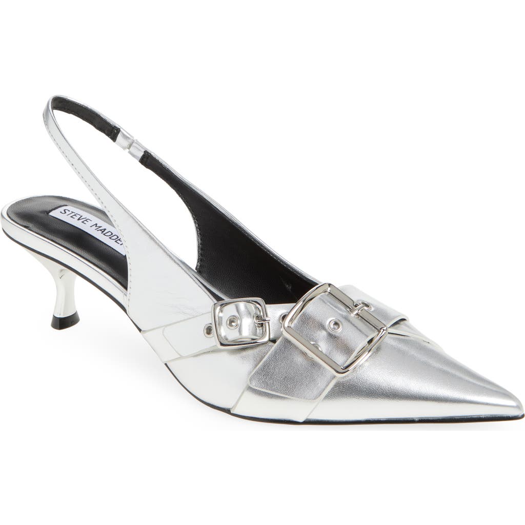 Steve Madden Lezley Kitten Heel Slingback Pump Steve Madden Lezley Kitten Heel Slingback Pump