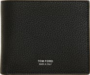 TOM FORD T-Line Soft Grain Leather Bifold Wallet