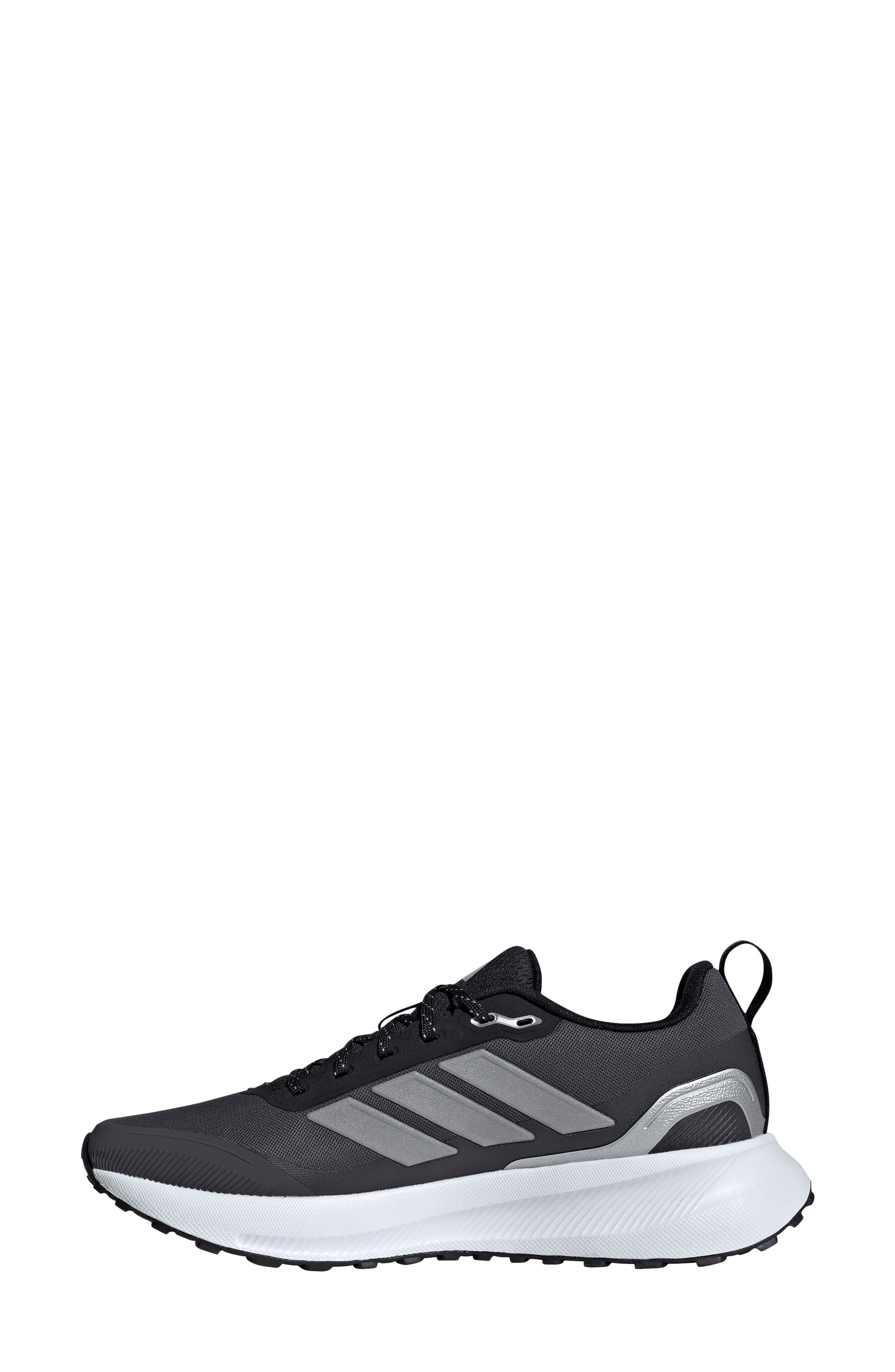 Runfalcon 5 TR Water Repellent Running Shoe, Alternate, color, CORE BLACK/ SILVER/ CARBON