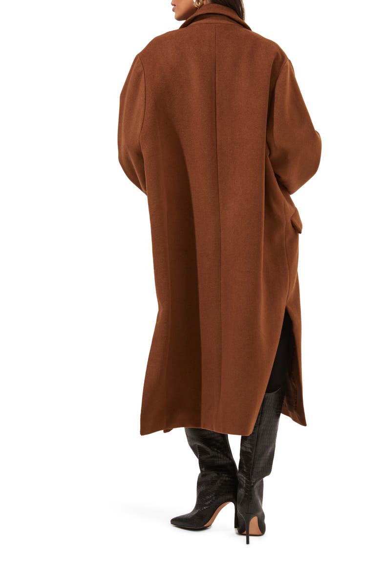ASTR the Label Sonoma Long Wool Blend Coat, Alternate, color,