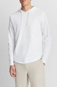 Vince Regular Fit Slub Hoodie