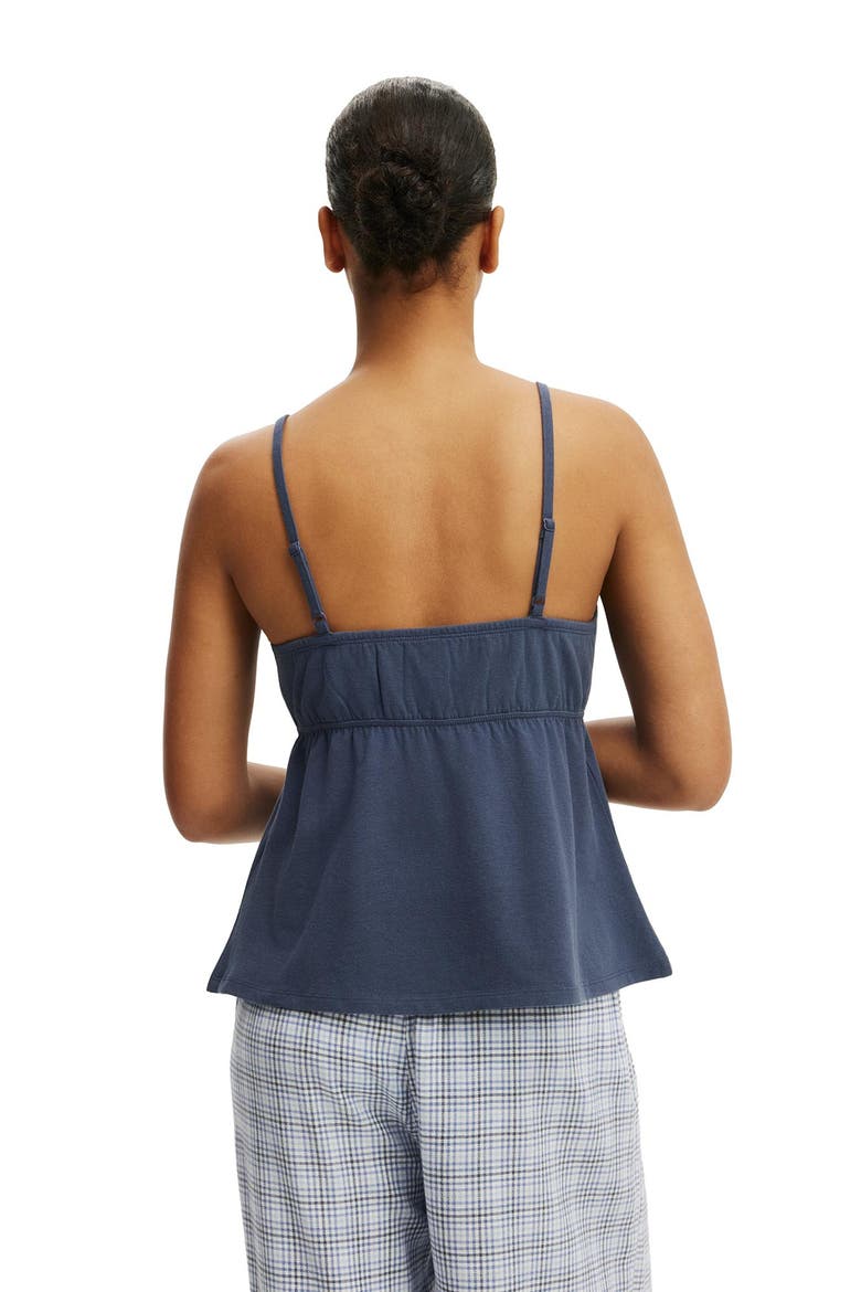 Women's Dreamy Soft Triangle Babydoll Cami, Alternate, color, Steely Blue