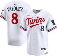 Nike Men's Nike Christian Vázquez White Minnesota Twins Home Limited Jersey