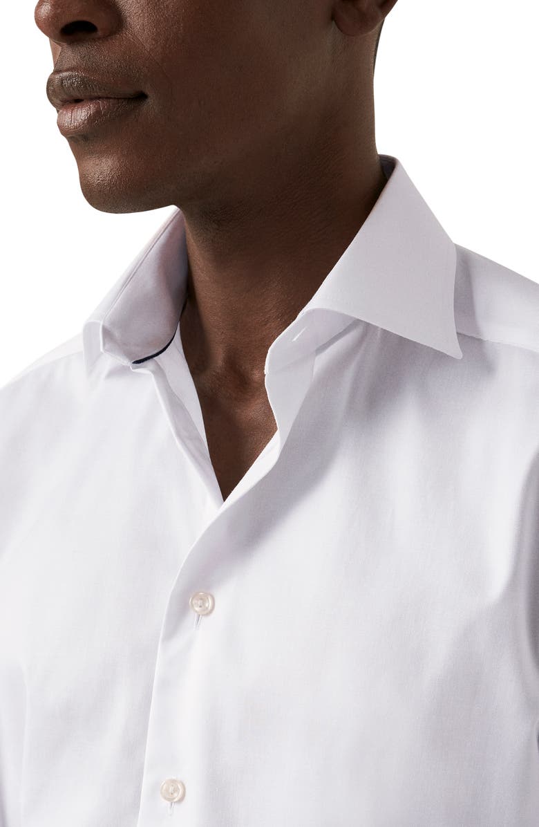 Slim Fit Cotton Twill Dress Shirt