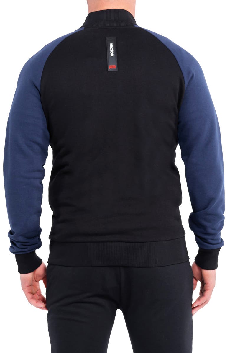 Maceoo Blueside Black Zip Jacket, Alternate, color, Black