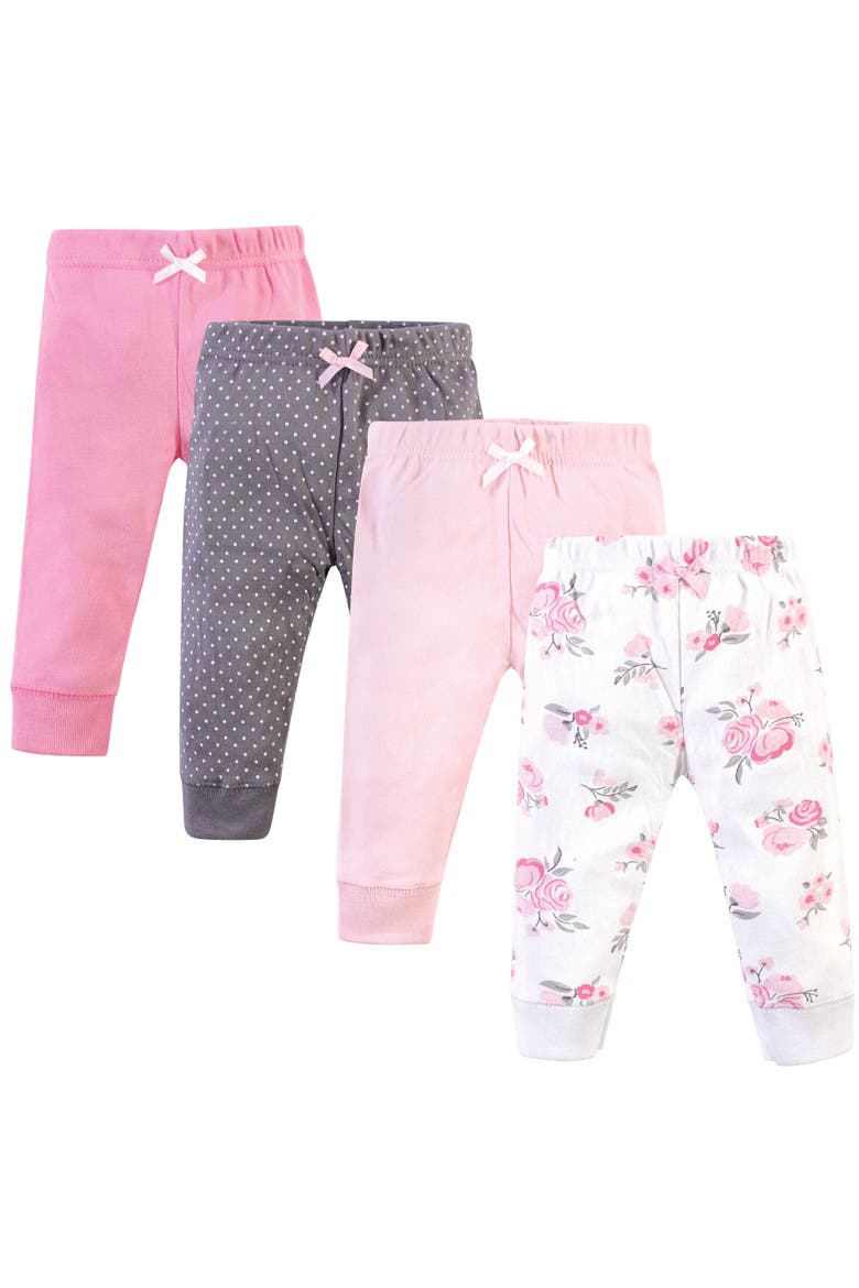 4Pk comfy leggings set, Main, color, Basic Pink Floral