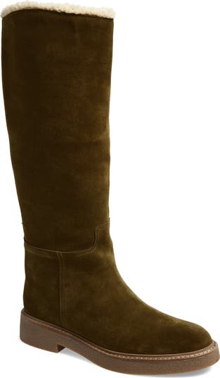 Jeffrey Campbell Zabini Faux Shearling Lined Knee High Boot (Women