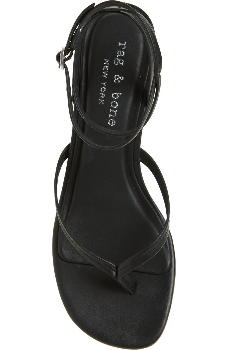 rag & bone Gemma Ankle Strap Sandal, Alternate, color, Black
