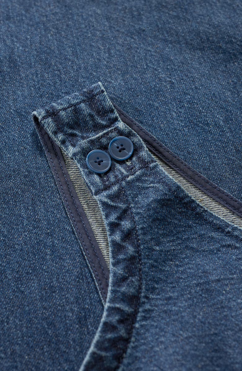 Seasalt Cornwall Salt Air Wide Leg Denim Jumpsuit, Alternate, color, Mid Wash