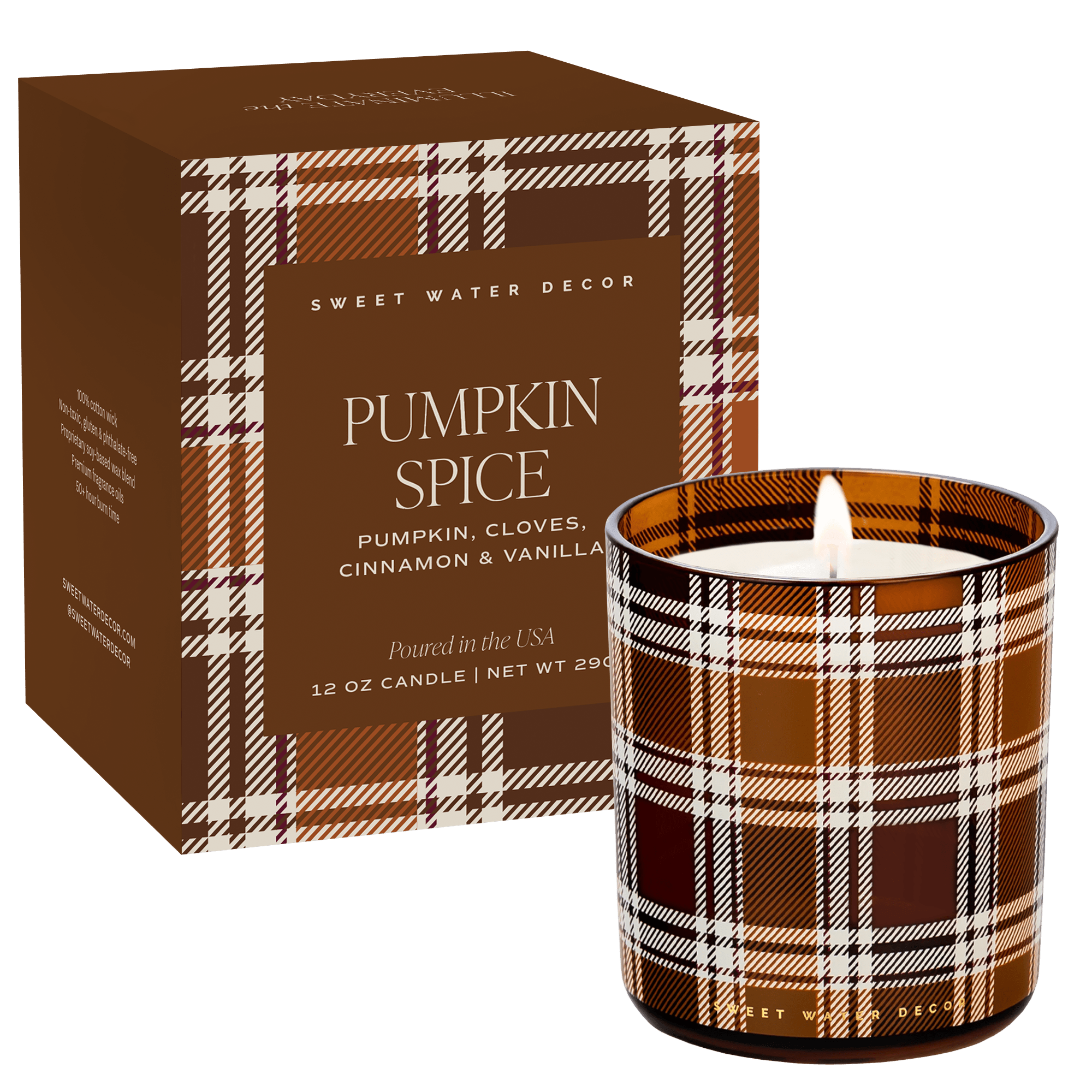 selected Pumpkin Spice - Plaid Jar