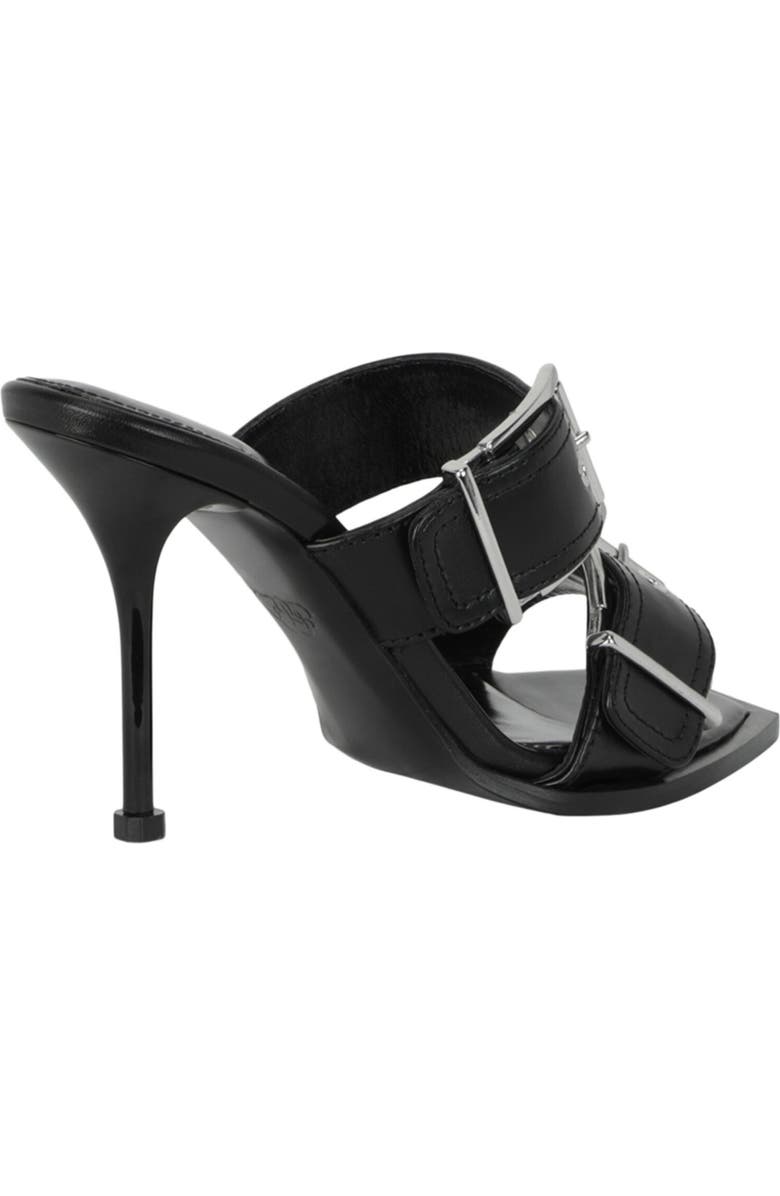 McQueen Punk Double Buckle Sandal, Alternate, color,