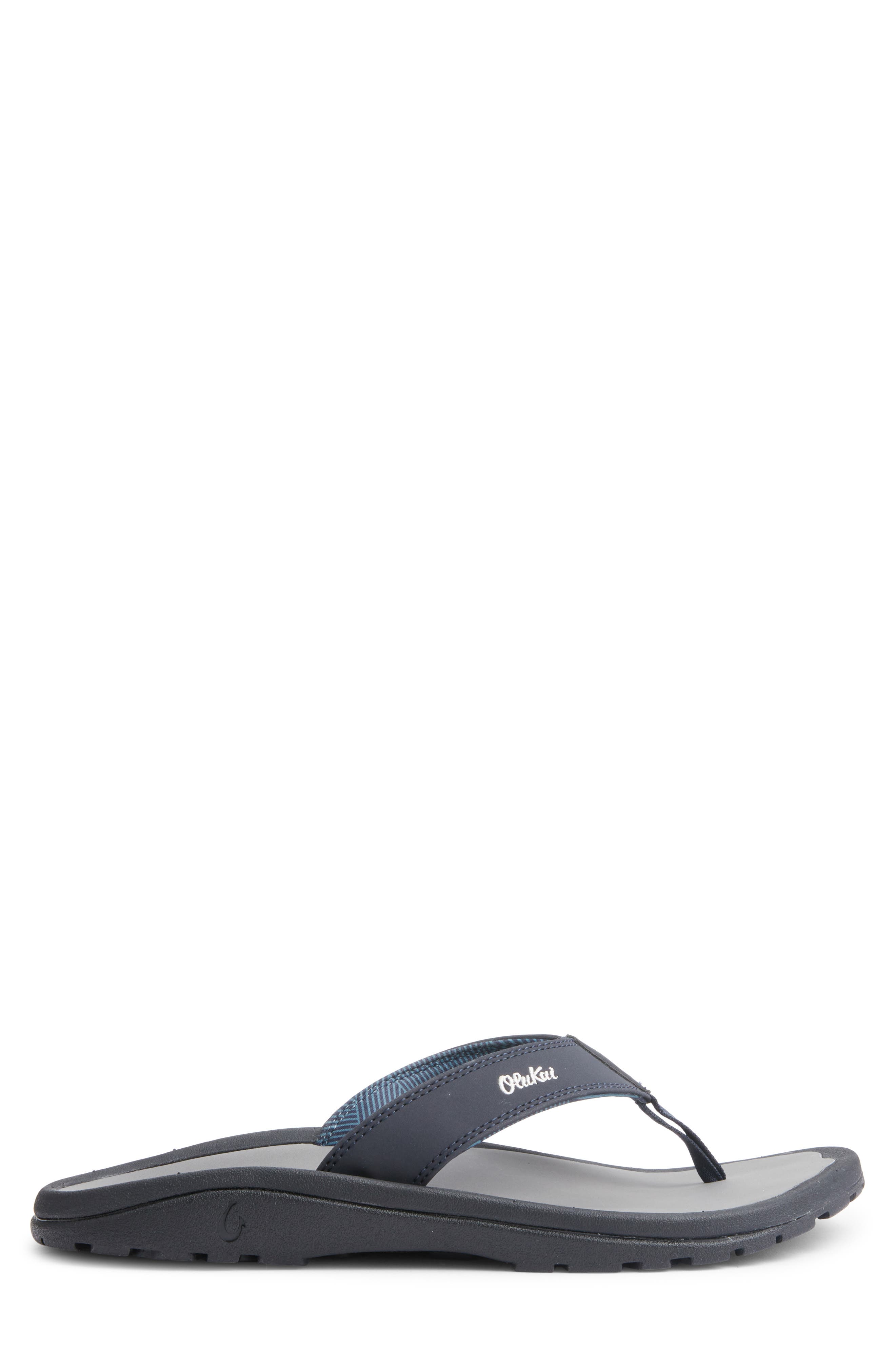 Ohana Flip Flop, Alternate, color, TRENCH BLUE/ CHARCOAL