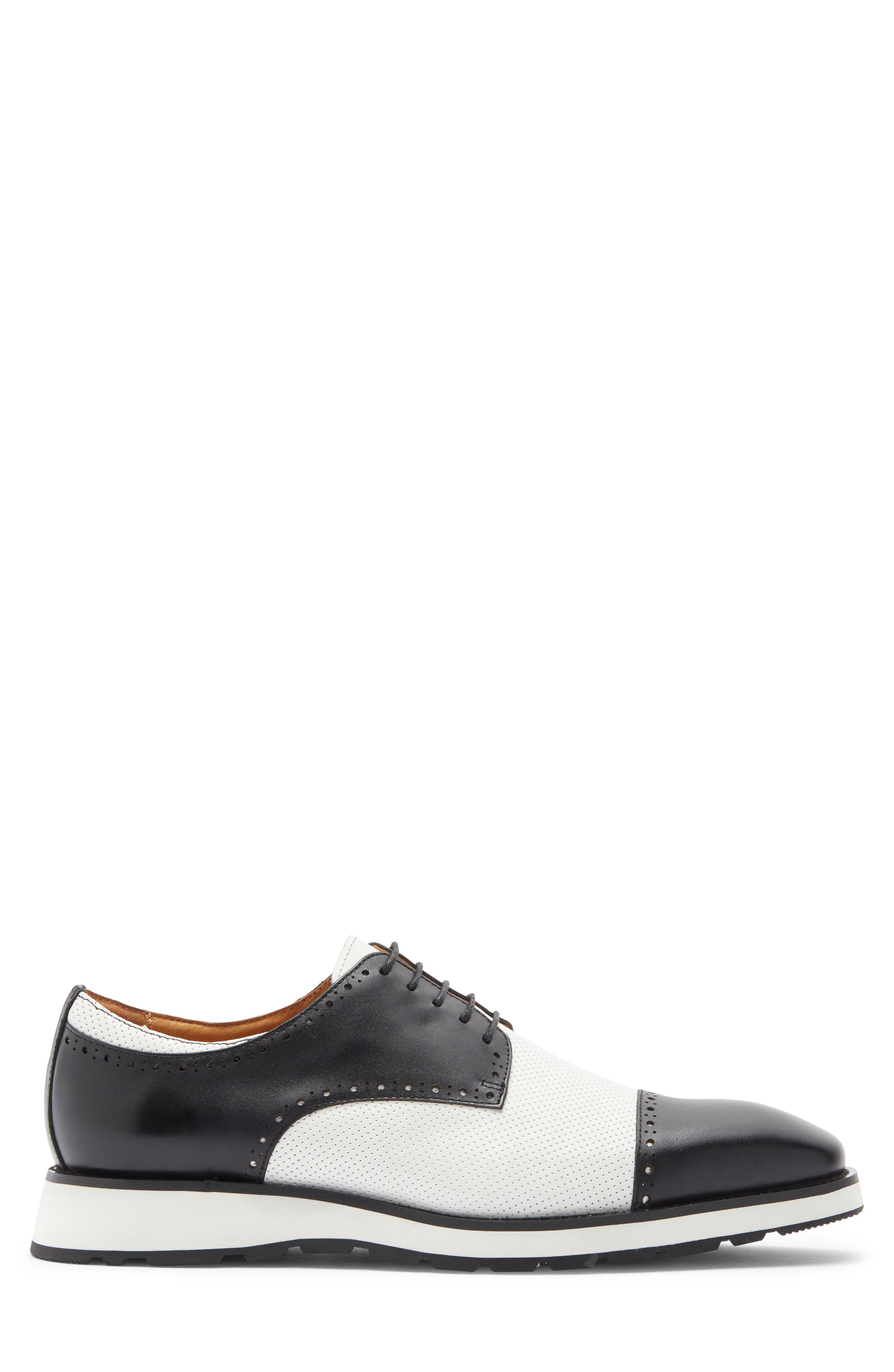 Maison Forte Saba Hybrid Oxford, Alternate, color, Black/ White