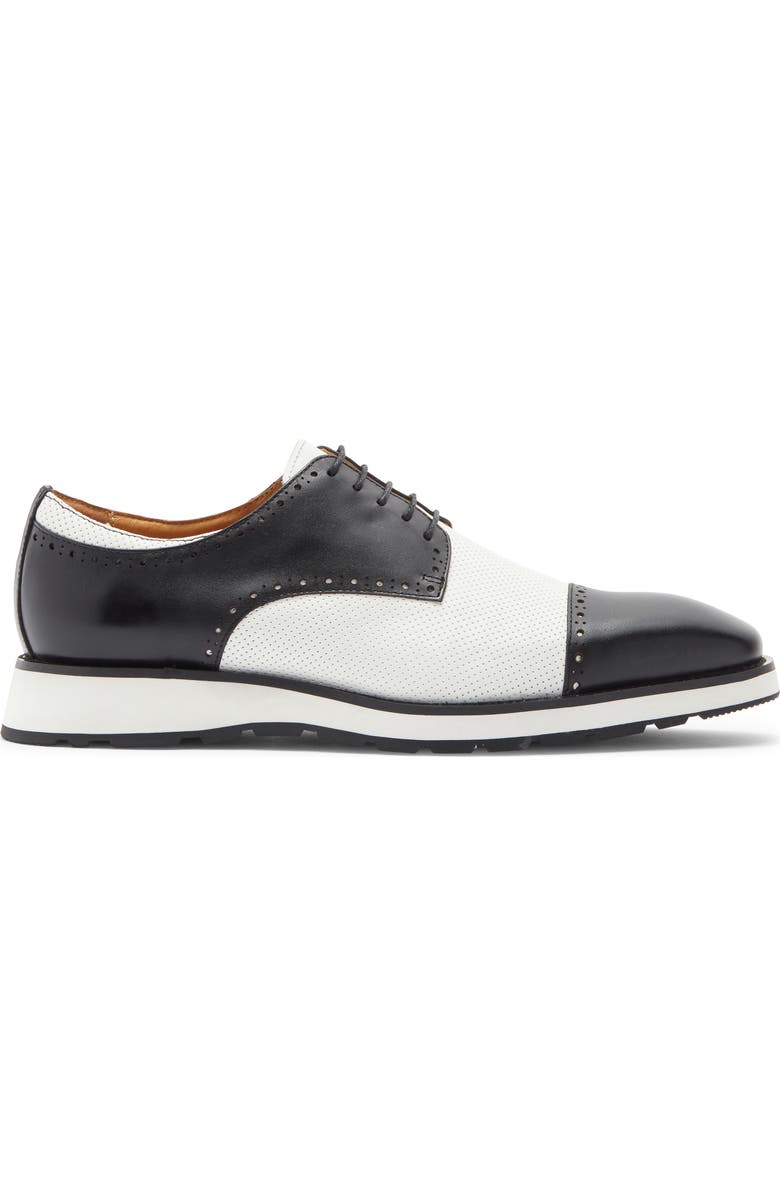 Maison Forte Saba Hybrid Oxford, Alternate, color, Black/ White