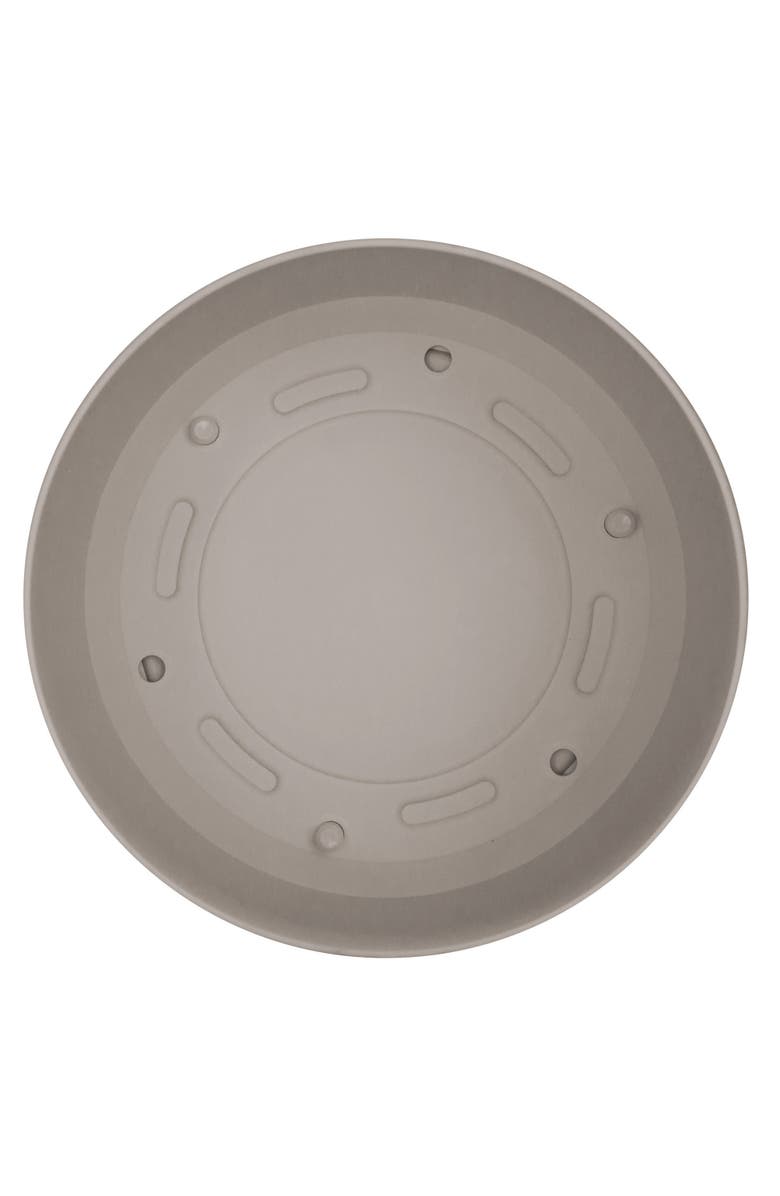 Bloem 12 Inch Mathers Round Planter With Saucer Tray, Pebble Stone, Alternate, color, Beige