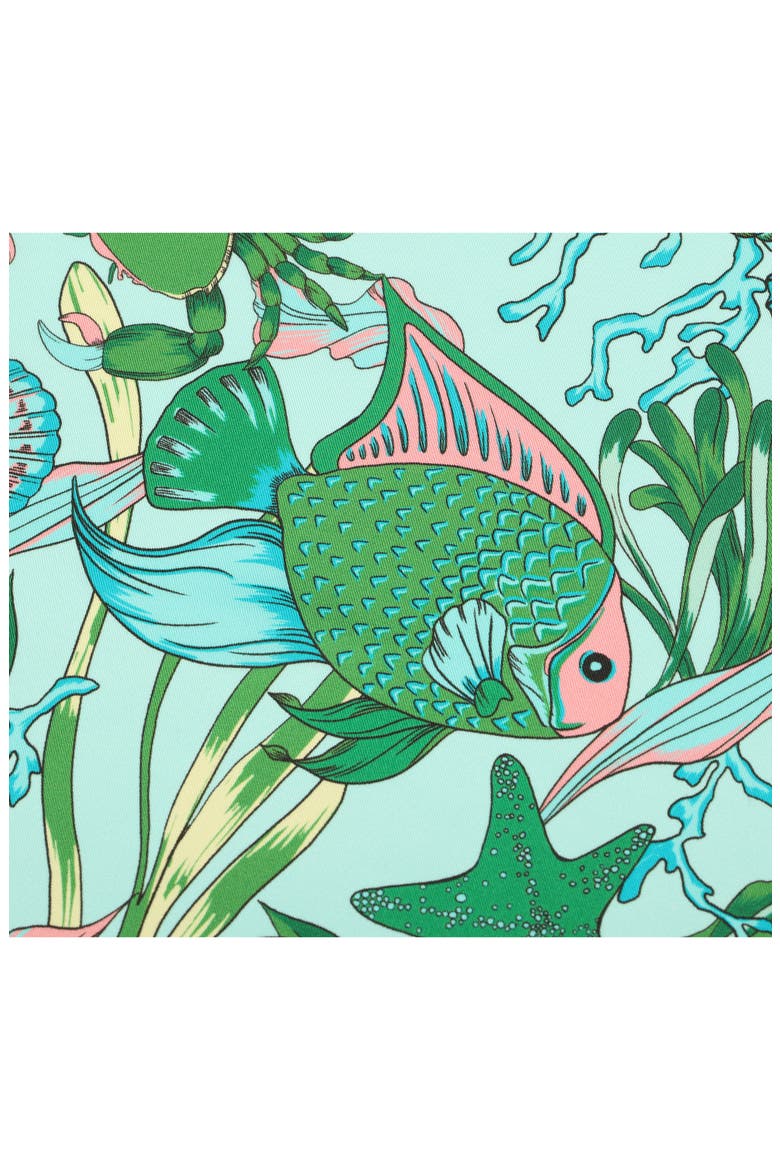 under the sea silk bandana scarf, Alternate, color, LOW TIDE