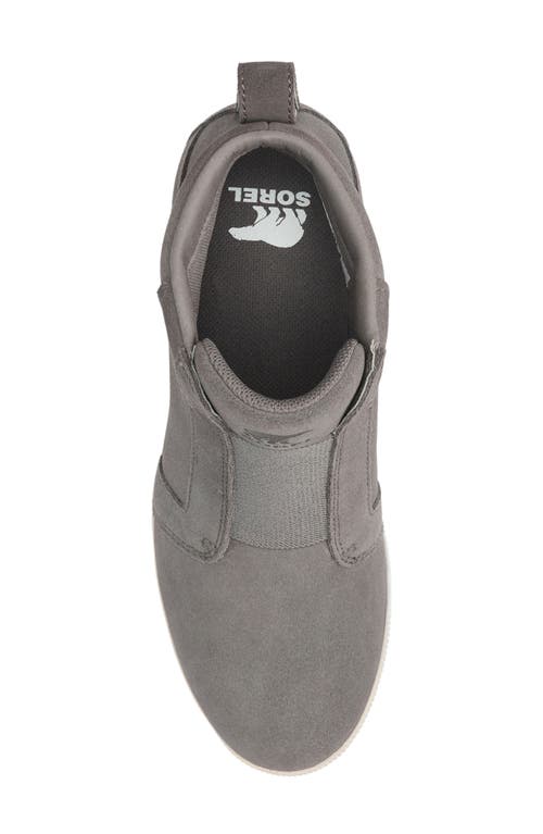 Sorel Out N About Wedge Bootie In Quarry/sea Salt