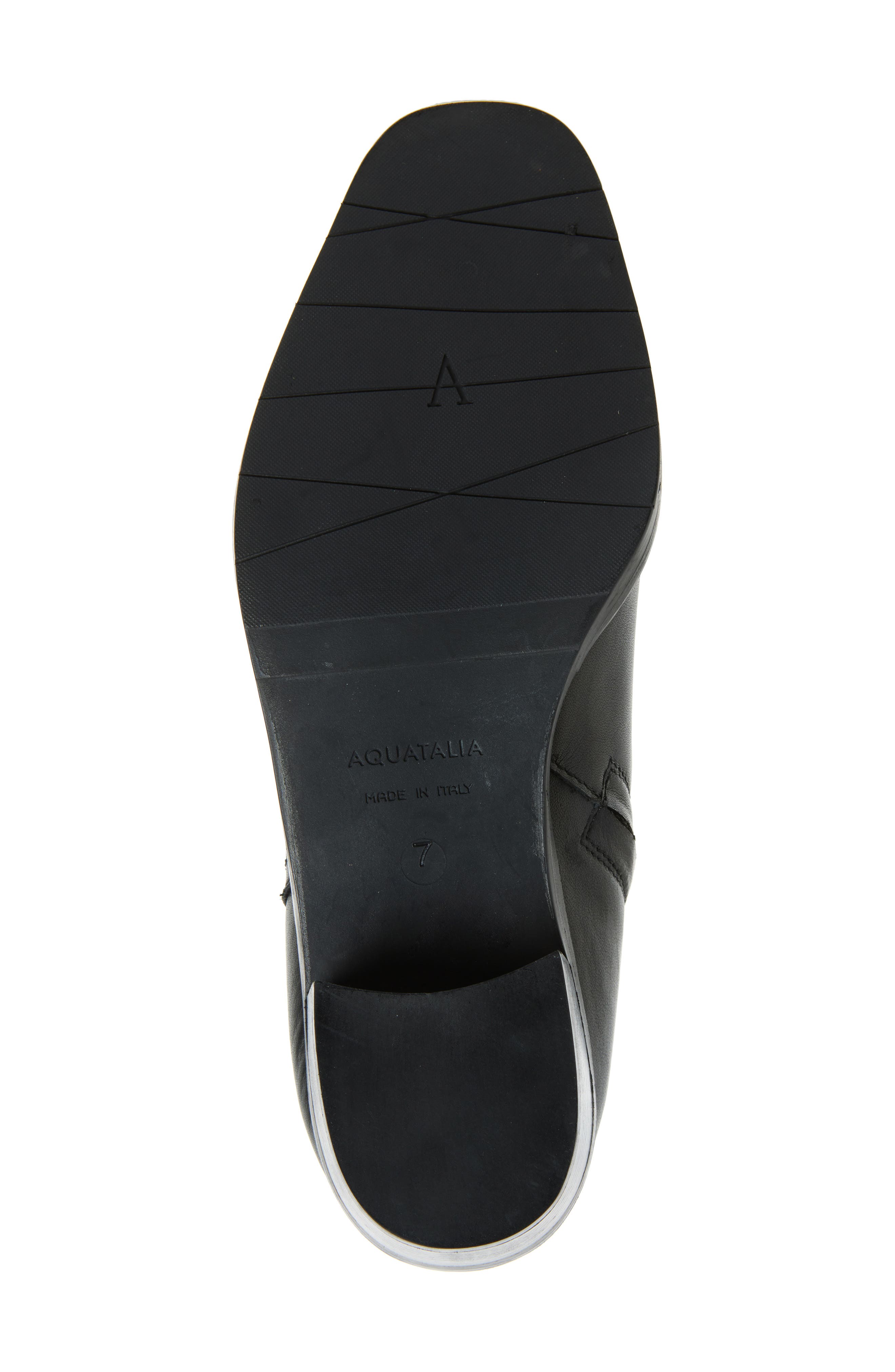 Aquatalia Roxy Tall Boot, Alternate, color, Black Tumbled