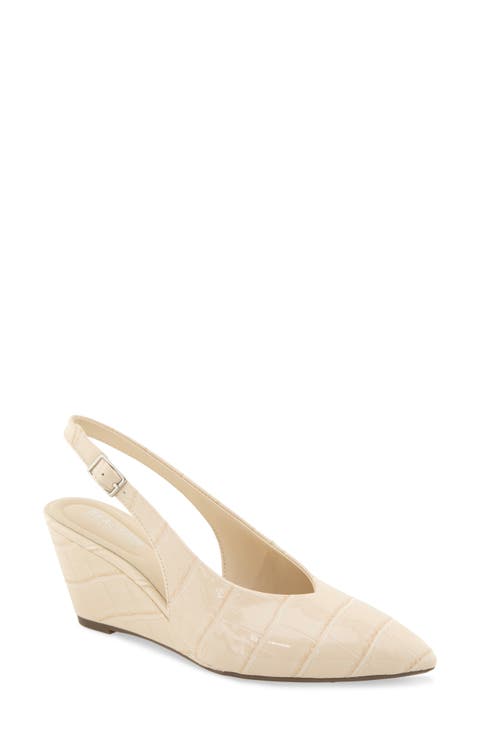Enzo Wedge Slingback Pump